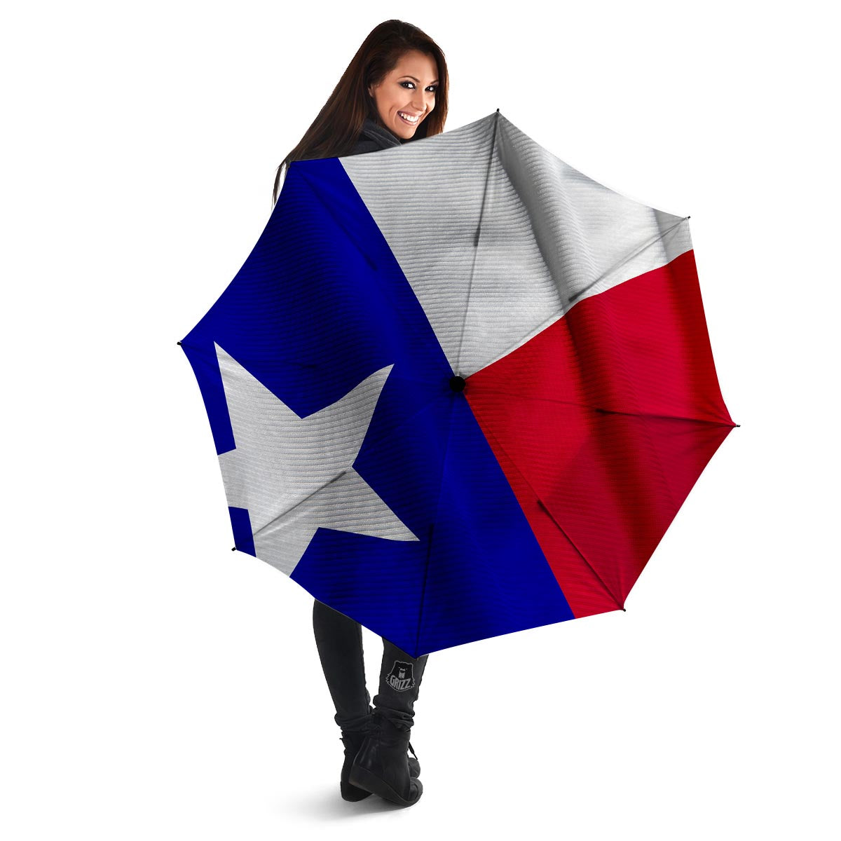 Flag Texas State Print Umbrella-grizzshop