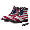 Flag USA Grunge Print Boots-grizzshop