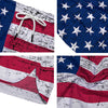 Flag USA Grunge Print Men's Running Shorts-grizzshop