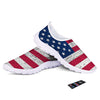 Flag USA Grunge Print Nurse Shoes-grizzshop