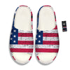 Flag USA Grunge Print Sandals-grizzshop