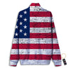 Flag USA Grunge Print Track Jacket-grizzshop