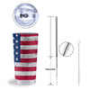 Flag USA Grunge Print Tumbler-grizzshop