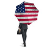 Flag USA Grunge Print Umbrella-grizzshop