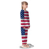 Flag USA Grunge Print Kid's Pajamas-grizzshop