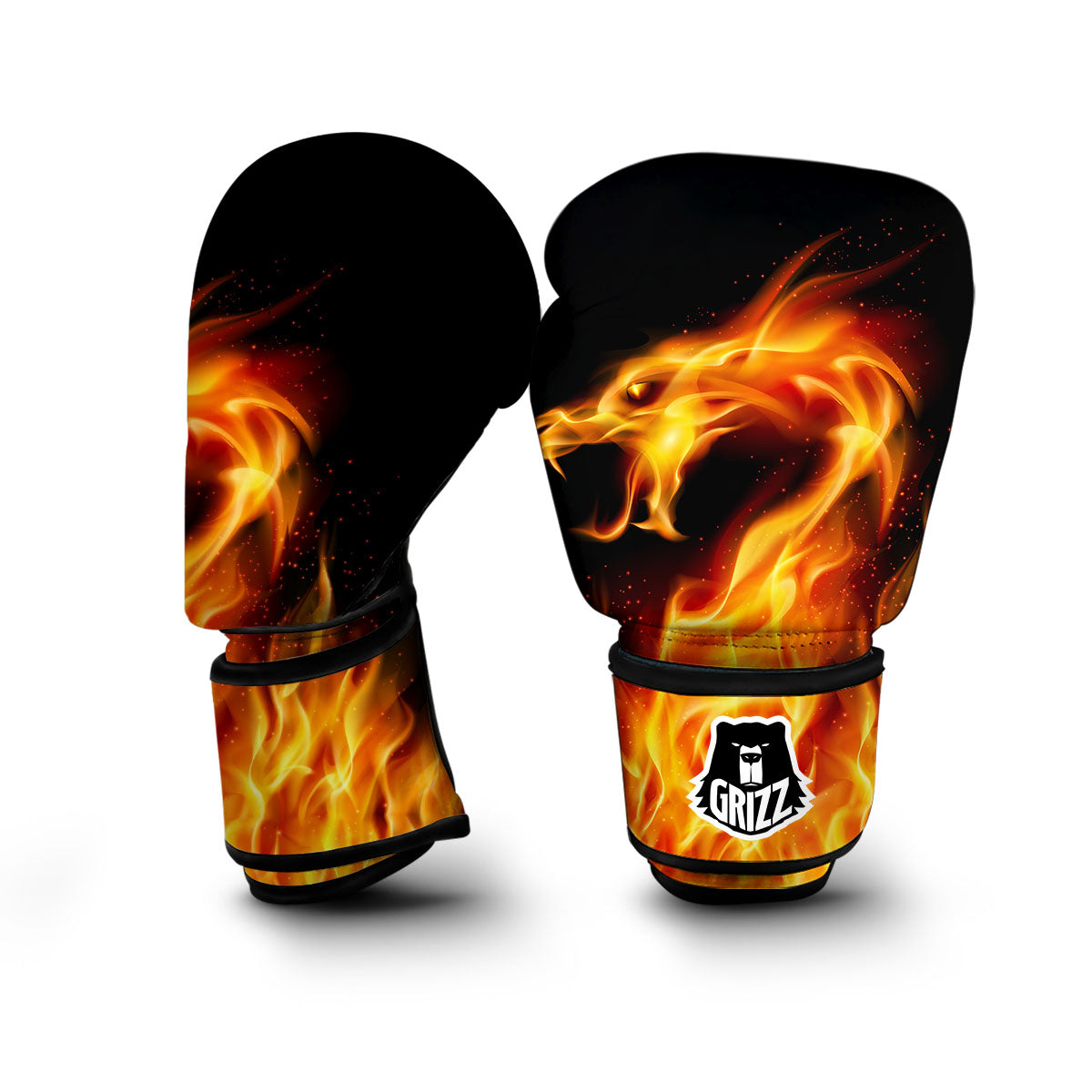 Flame Dragon Boxing Gloves-grizzshop