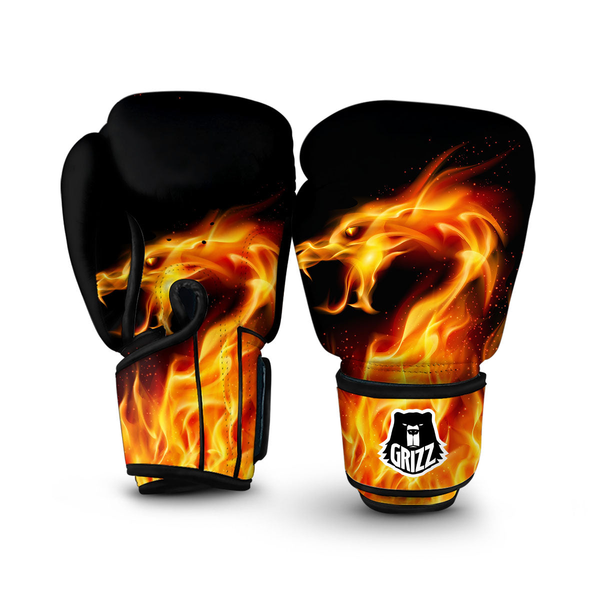 Flame Dragon Boxing Gloves-grizzshop