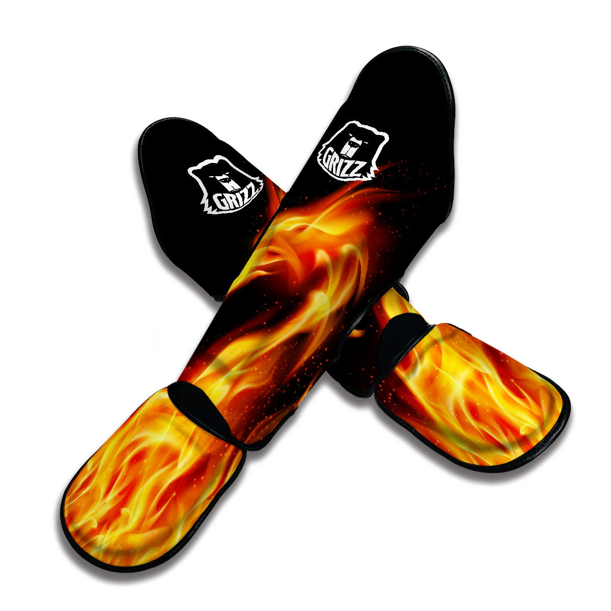 Flame Dragon Muay Thai Shin Guards-grizzshop