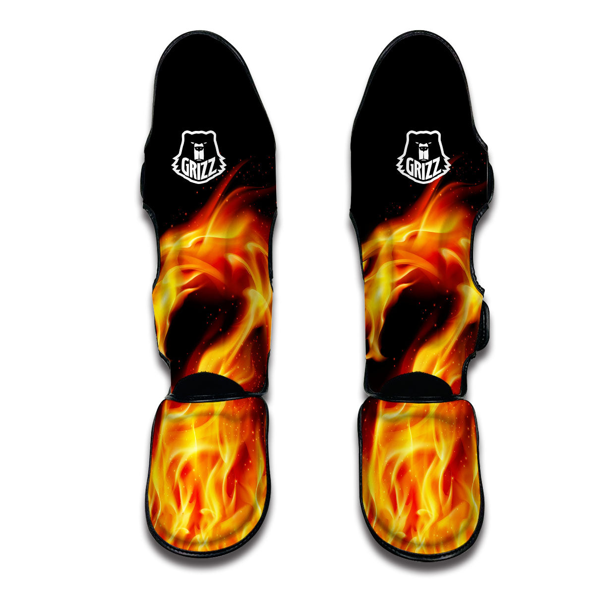 Flame Dragon Muay Thai Shin Guards-grizzshop