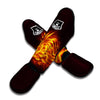 Flame Dragon Print Muay Thai Shin Guards-grizzshop