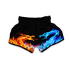 Flame Dragon War Muay Thai Boxing Shorts-grizzshop