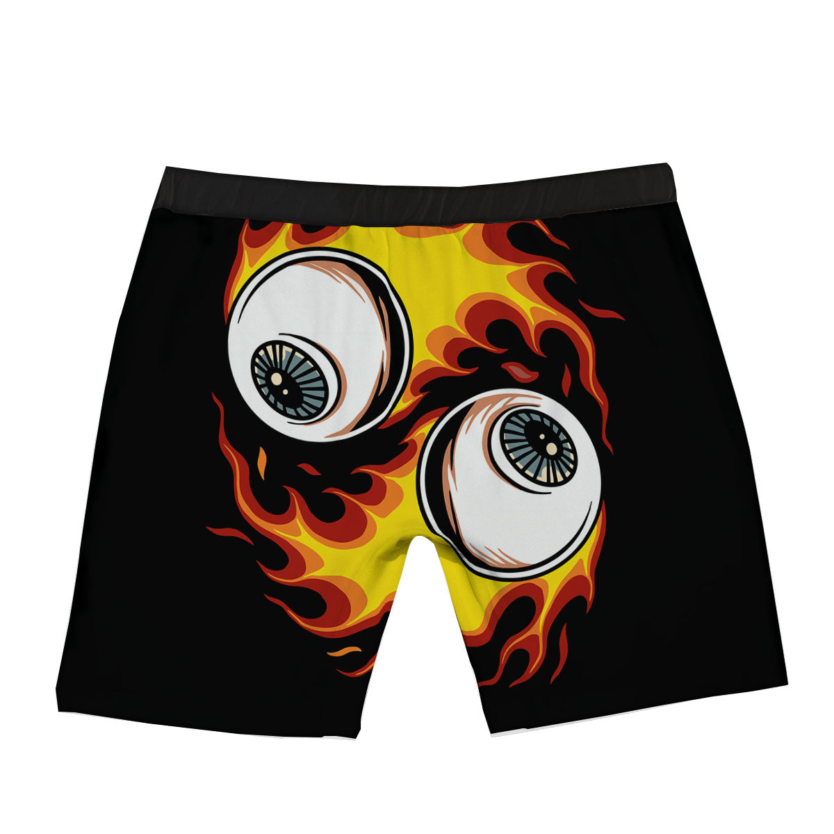 Flaming Eye Print Boxer Briefs-grizzshop
