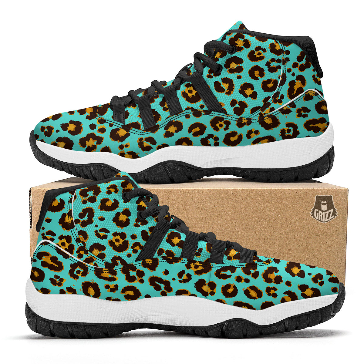 Flaming Skulls And Bone Print Pattern Black Bball Shoes-grizzshop
