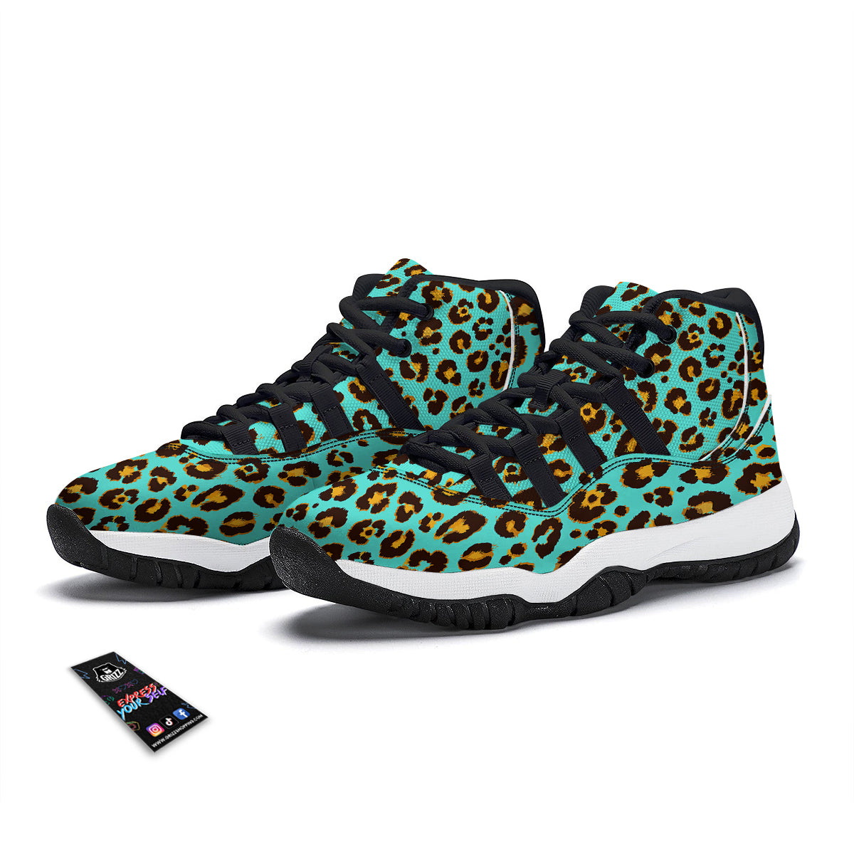 Flaming Skulls And Bone Print Pattern Black Bball Shoes-grizzshop