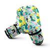 Flamingo Catus Tropical Hawaiian Pineapple Print Boxing Gloves-grizzshop