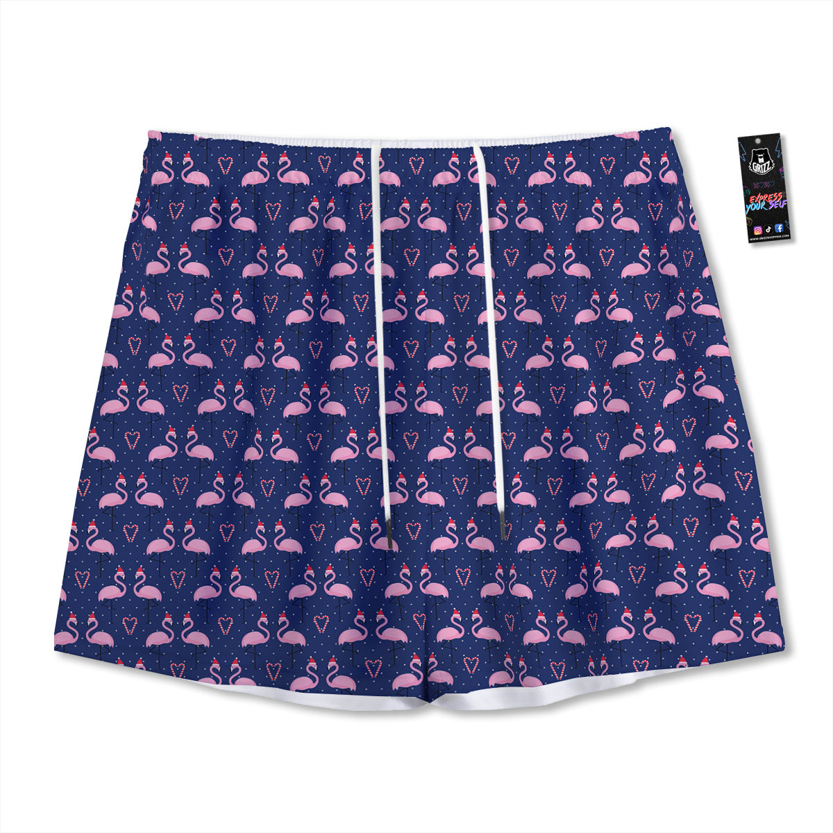 Flower Girly Spring Print Pattern Mesh Shorts