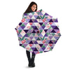 Flamingo Geometric Purple Print Pattern Umbrella-grizzshop