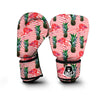 Flamingo Pineapple Stripe Boxing Gloves-grizzshop