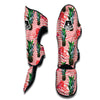 Flamingo Pineapple Stripe Muay Thai Shin Guards-grizzshop