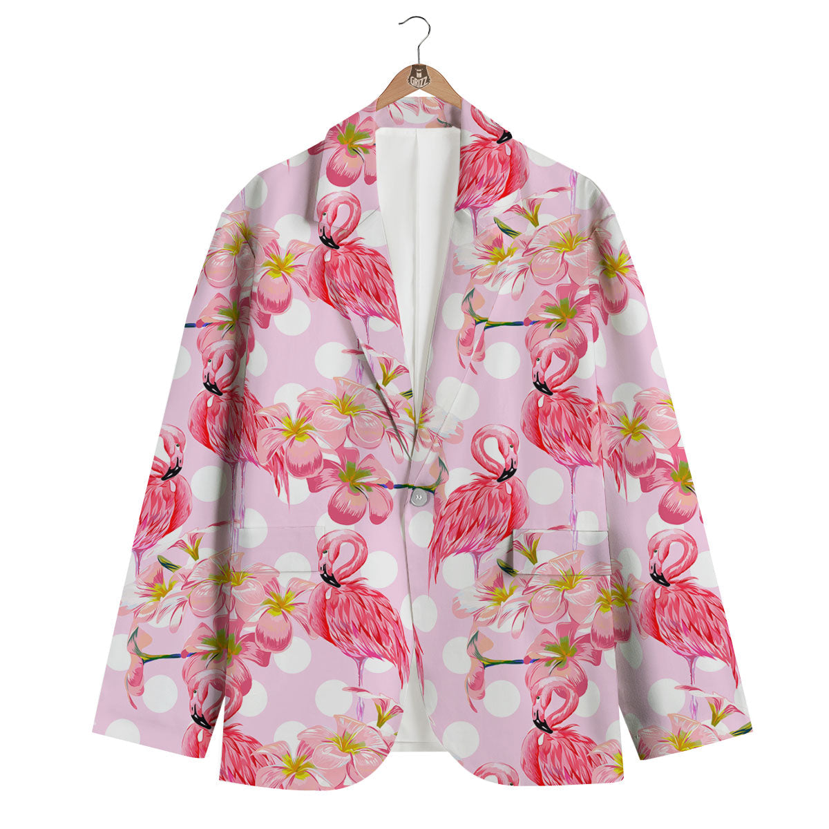 Pink flamingo cheap blazer