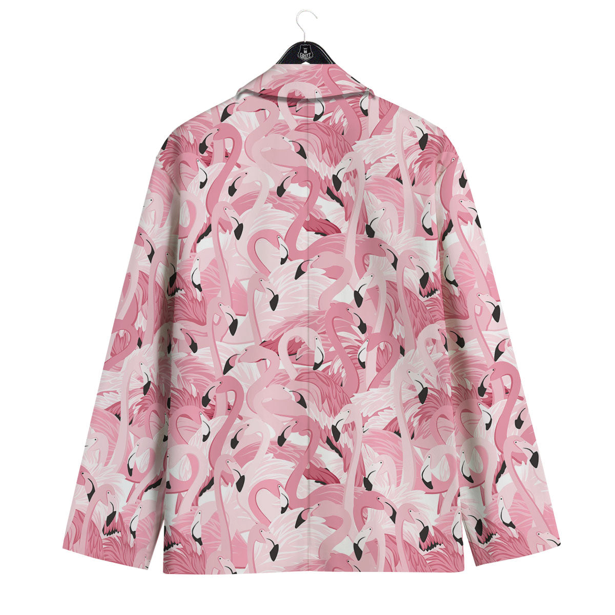 Flamingo Pink Print Pattern Men's Sport Coat-grizzshop