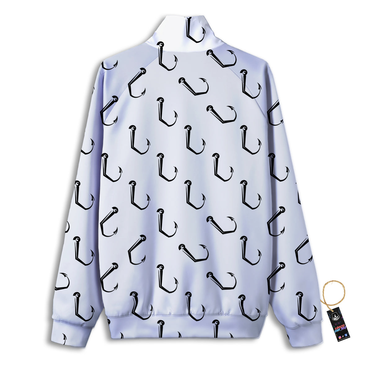 Flamingo Pink Print Pattern Track Jacket-grizzshop