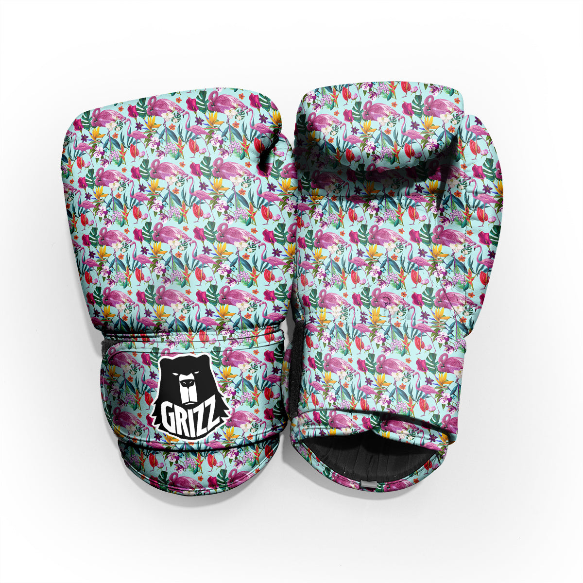 Flamingo Tropical Colorful Print Pro Boxing Glove