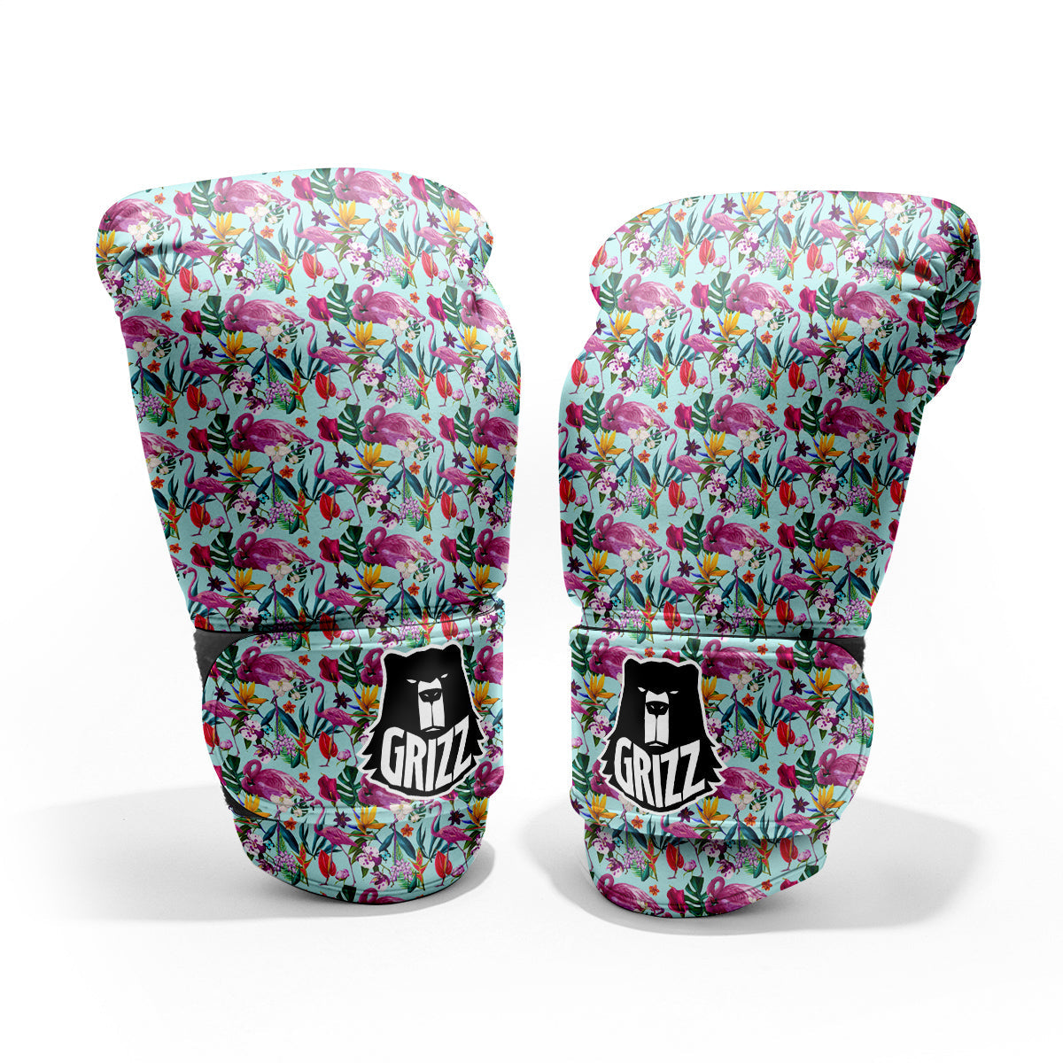 Flamingo Tropical Colorful Print Pro Boxing Glove