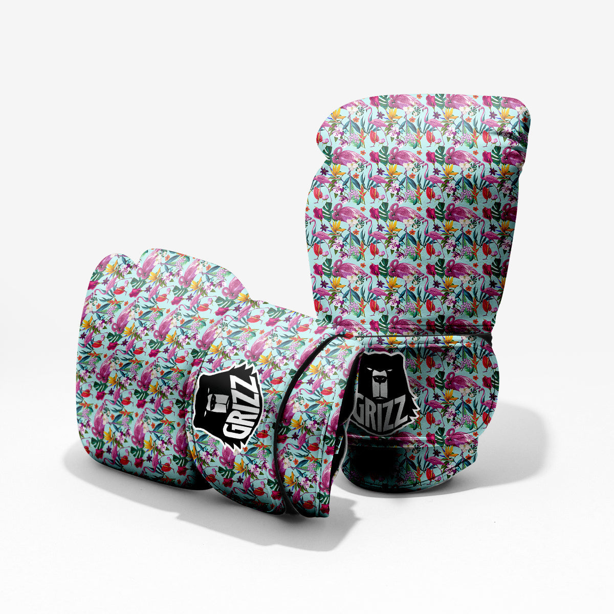 Flamingo Tropical Colorful Print Pro Boxing Glove