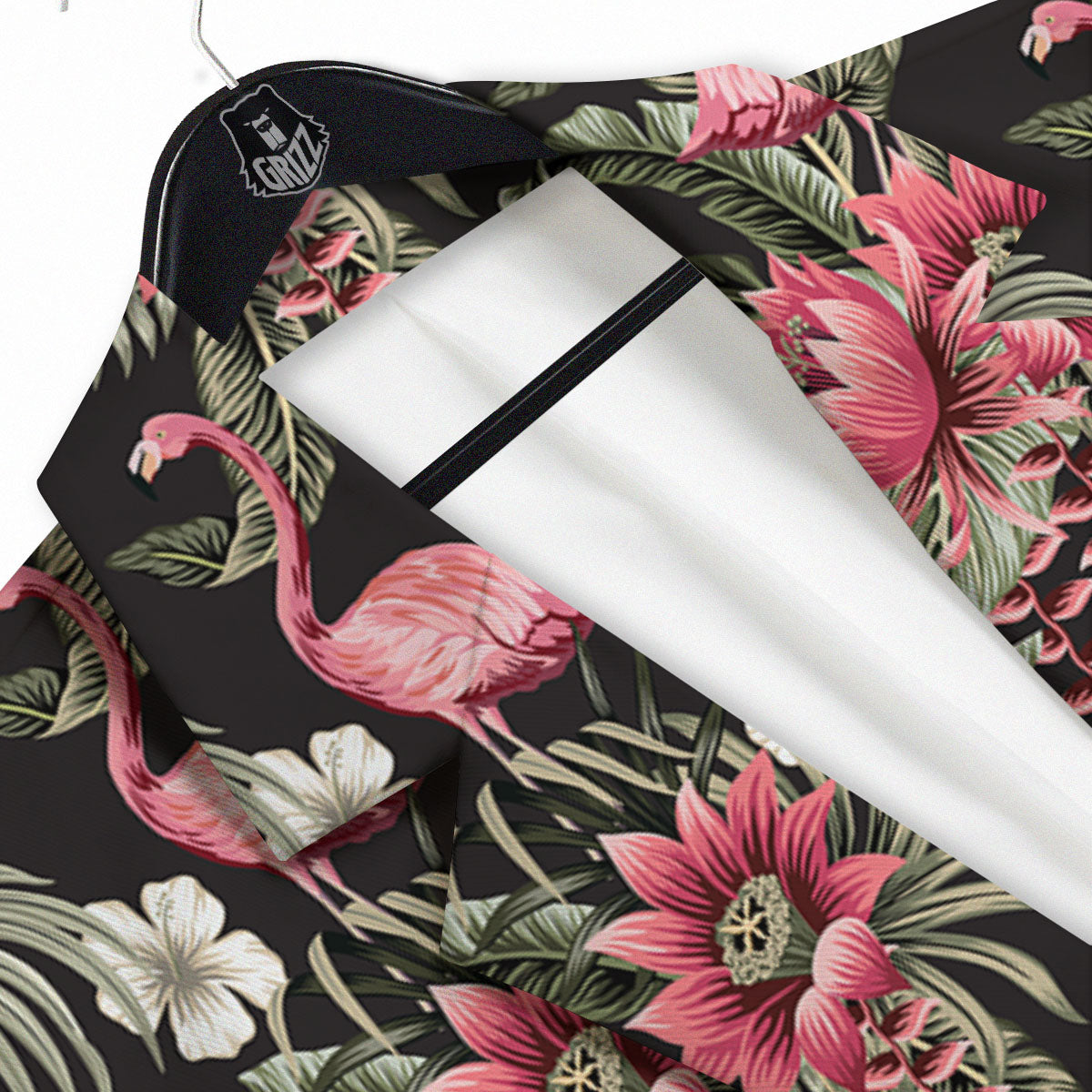 Flamingo Vintage Print Pattern Men's Sport Coat-grizzshop
