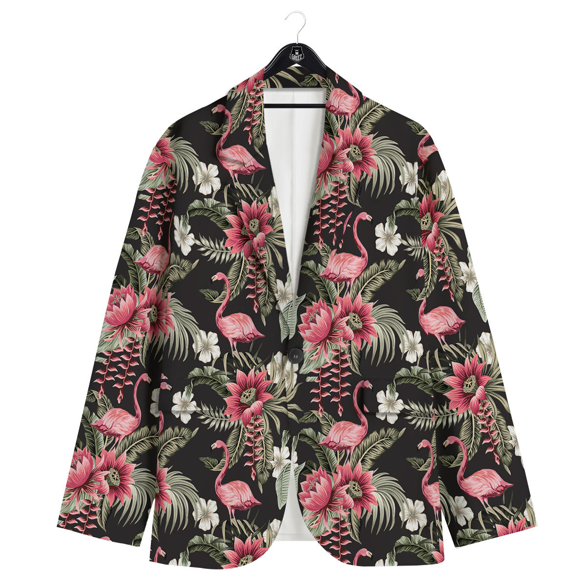Flamingo Vintage Print Pattern Men's Sport Coat-grizzshop