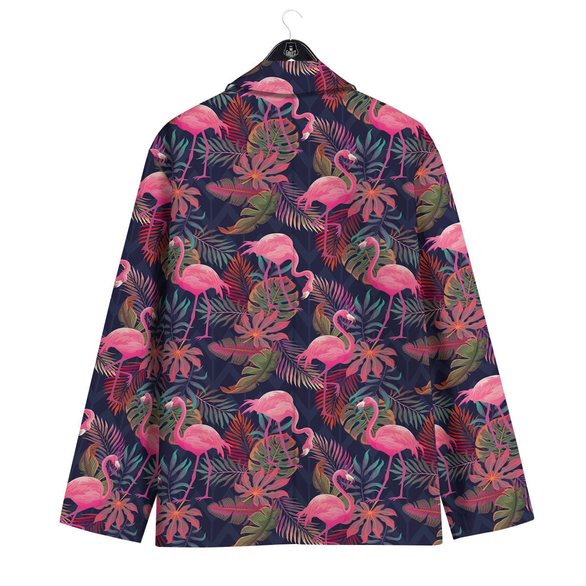 Flamingo Watercolor Print Pattern Men's Sport Coat-grizzshop