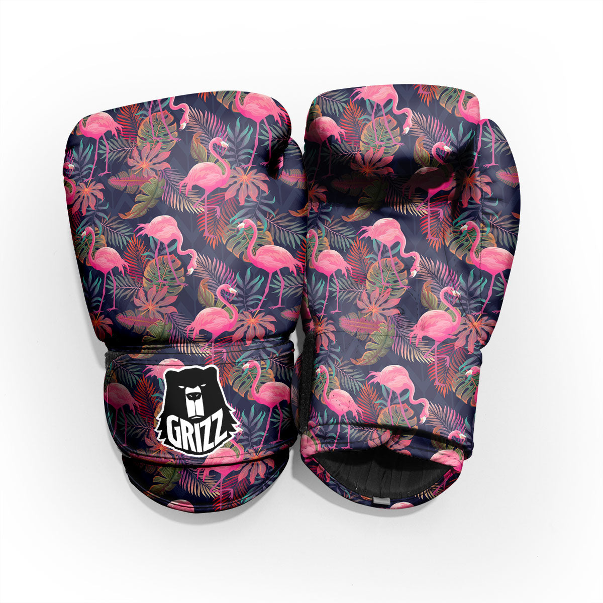 Flamingo Watercolor Print Pattern Pro Boxing Glove