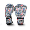 Flamingo Zebra Tropical Boxing Gloves-grizzshop