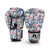 Flamingo Zebra Tropical Boxing Gloves-grizzshop