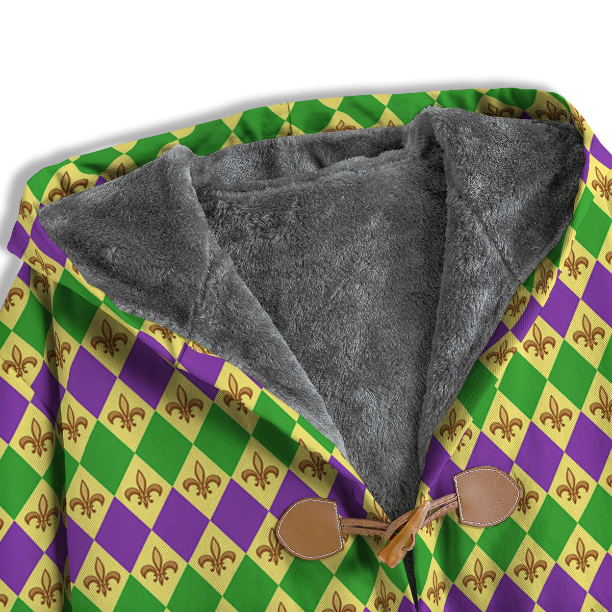 Fleur De Lis Mardi Gras Print Pattern Men's Windbreaker Jacket-grizzshop