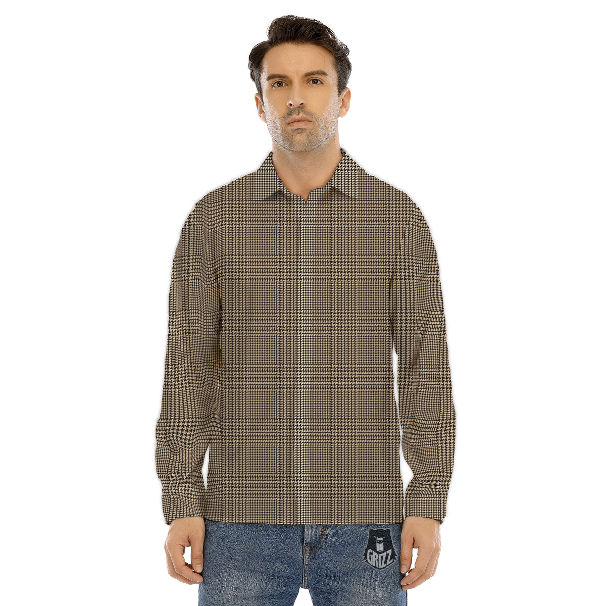 Floating Astronaut In Outer Space Print Men's Dress Shirts-grizzshop