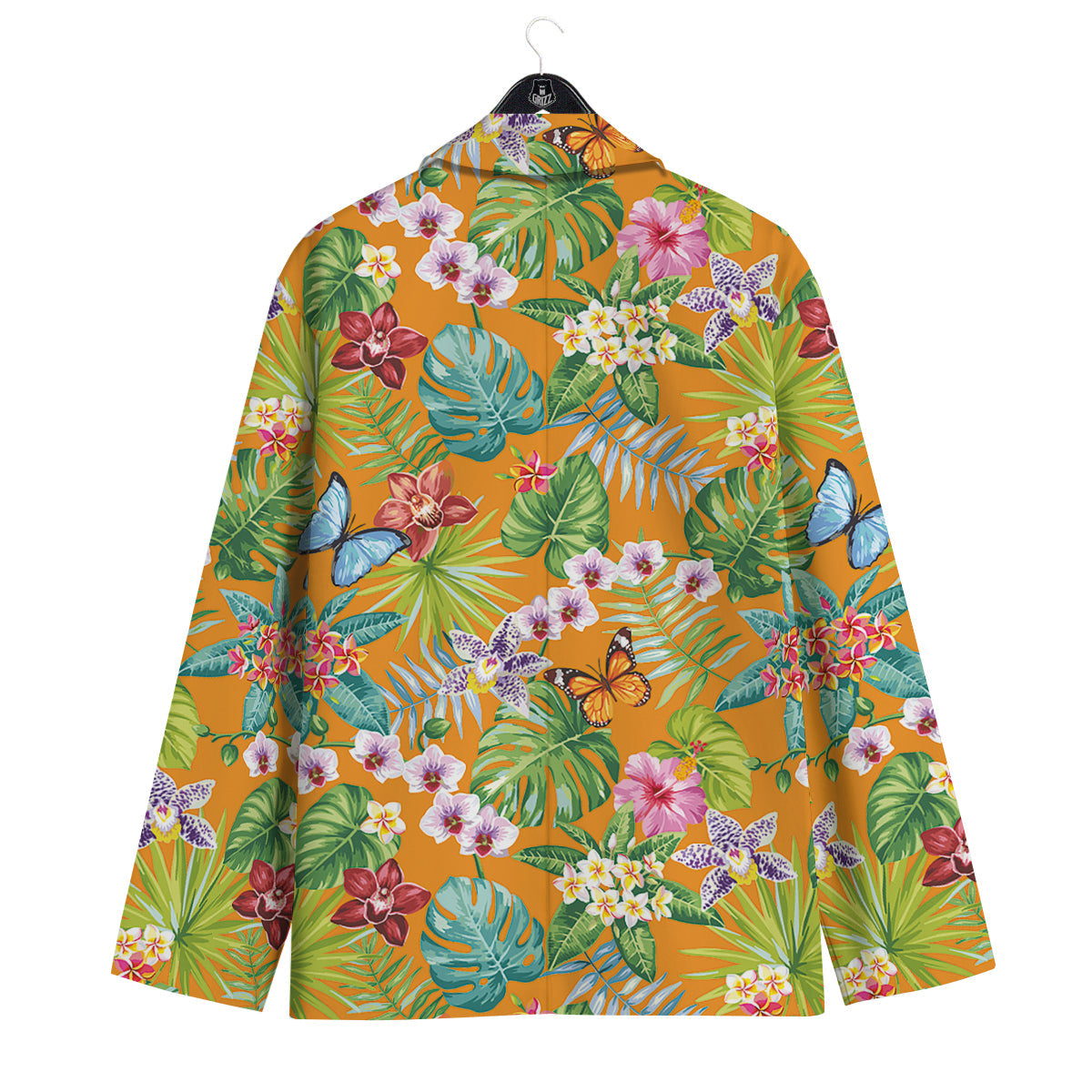 Floral Aloha Hawaii Print Pattern Men's Sport Coat-grizzshop