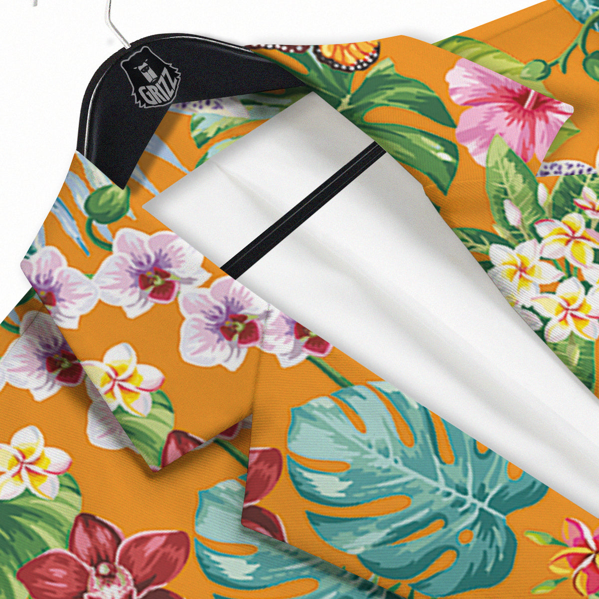 Floral Aloha Hawaii Print Pattern Men's Sport Coat-grizzshop