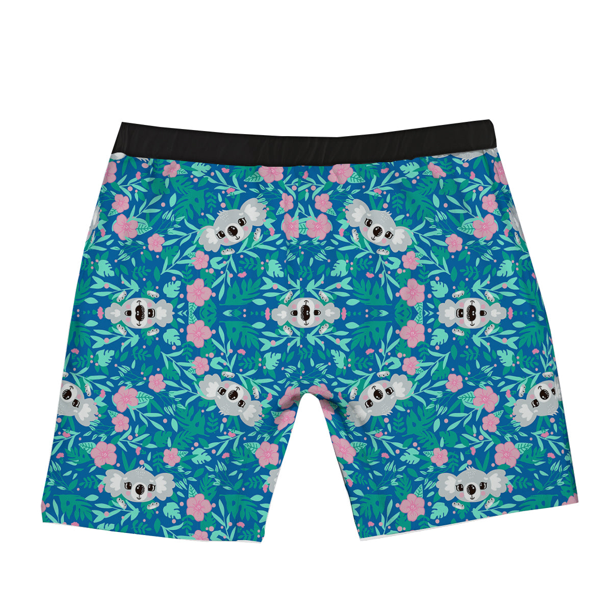 Floral And Baby Koala Print Pattern Boxer Briefs-grizzshop