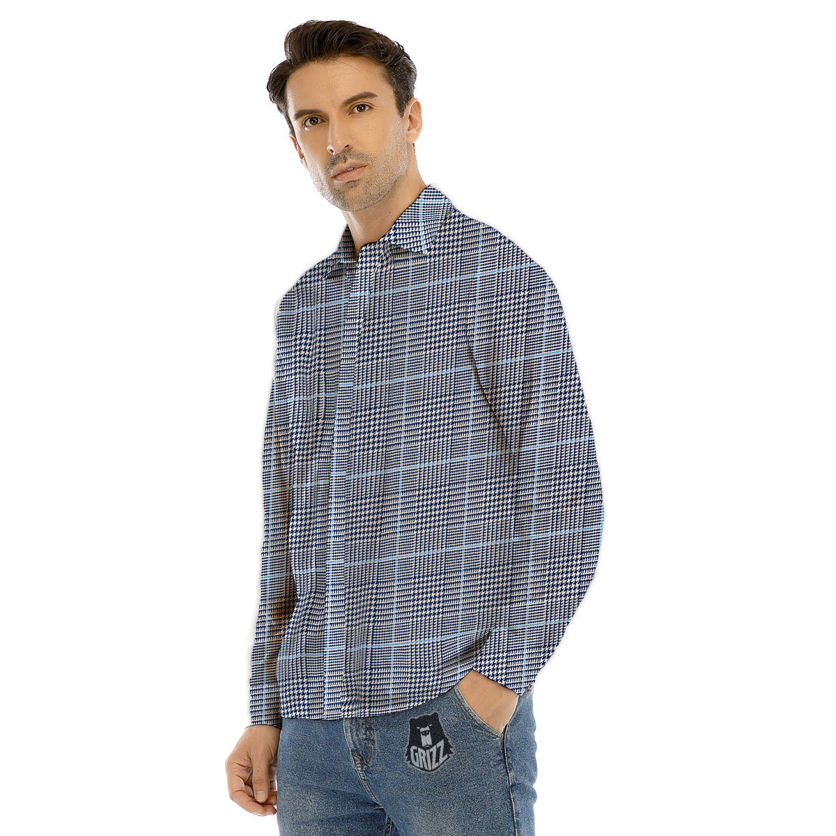 Floral And Baby Koala Print Pattern Men's Dress Shirts-grizzshop