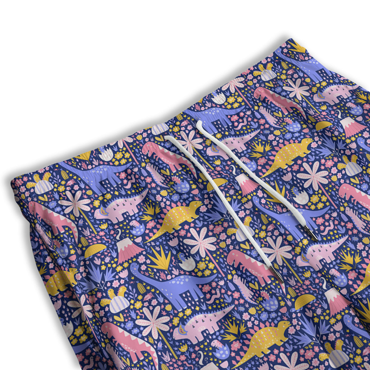 Flowers Hawaiian Floral Print Pattern Men's Athletic Shorts