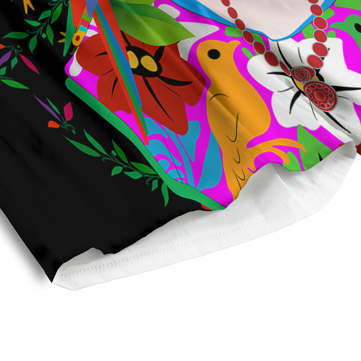 Flowers Hawaiian Hibiscus Print Pattern Men's Athletic Shorts