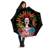 Floral And Frida Kahlo Print Umbrella-grizzshop
