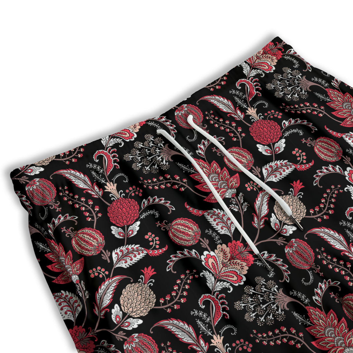 Floral And Paisley Print Pattern Men's Athletic Shorts