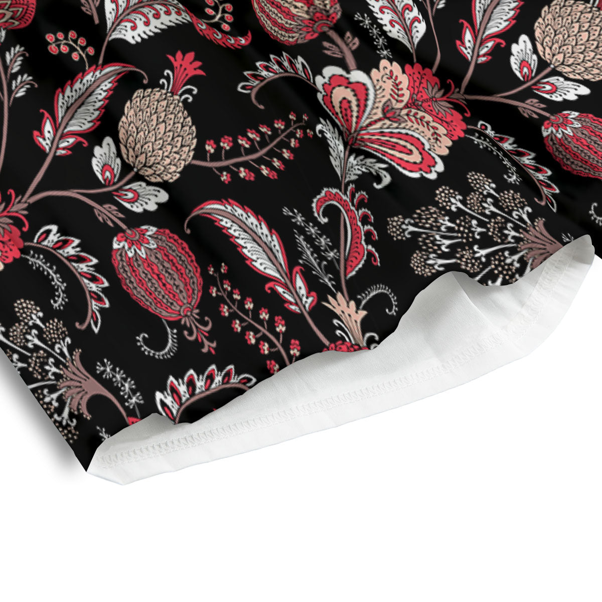 Floral And Paisley Print Pattern Men's Athletic Shorts