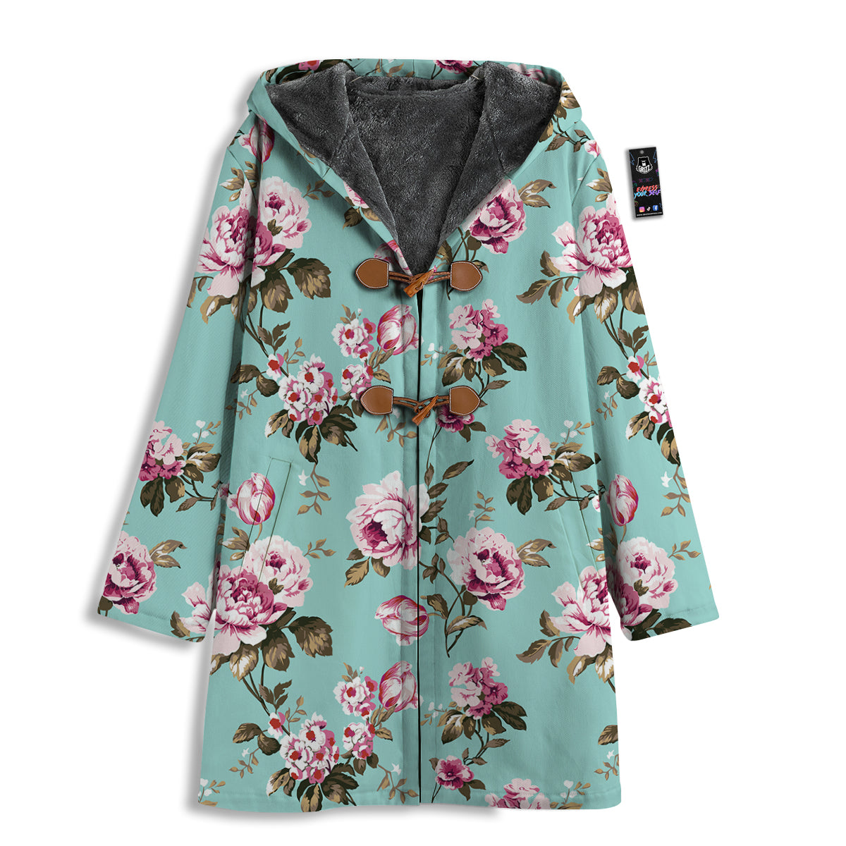 Floral Blossom Vintage Print Pattern Men's Windbreaker Jacket-grizzshop