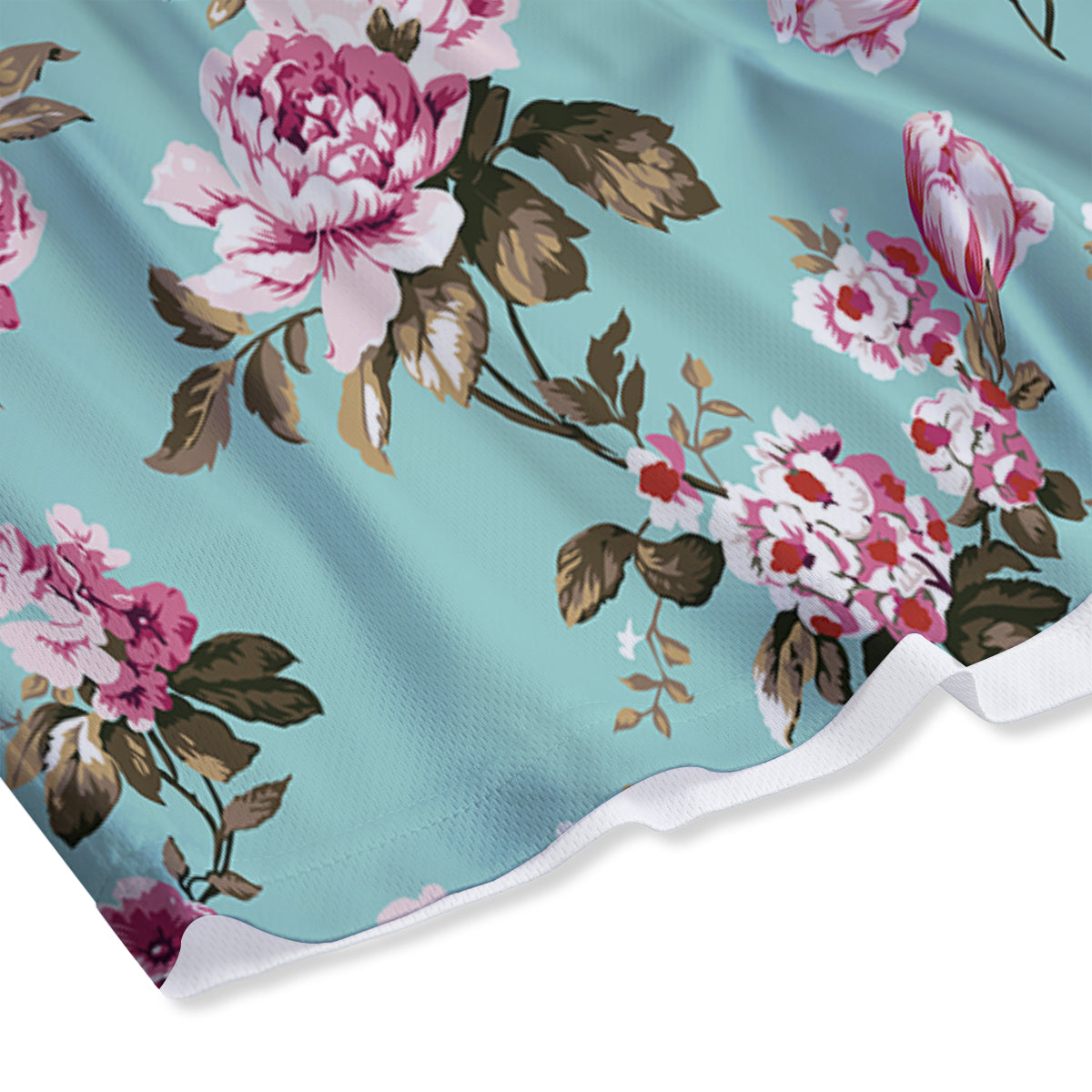 Floral Blossom Vintage Print Pattern Mesh Shorts