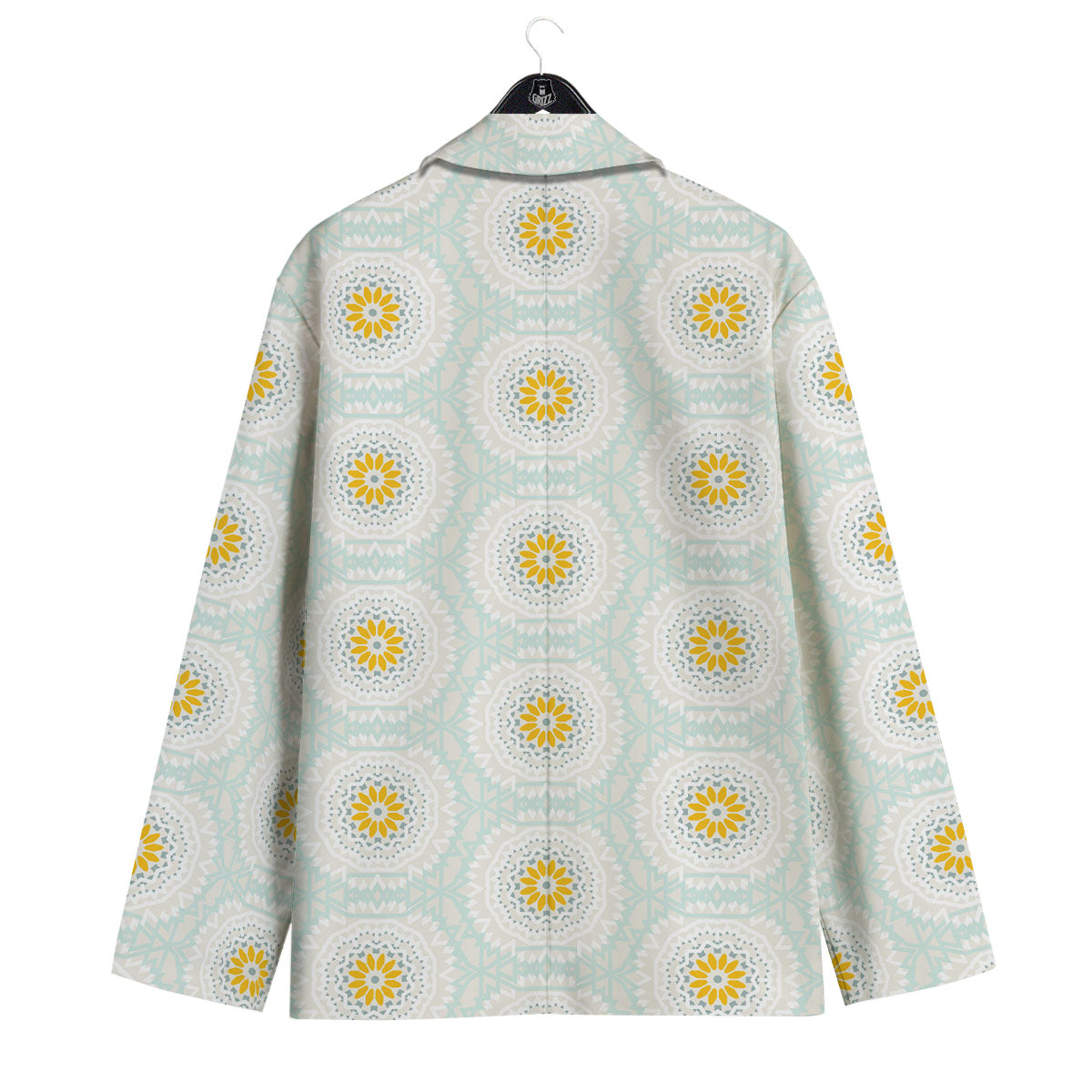 Floral Bohemian Pastel Print Pattern Men's Sport Coat-grizzshop