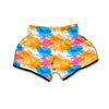 Floral Dragonfly Muay Thai Boxing Shorts-grizzshop